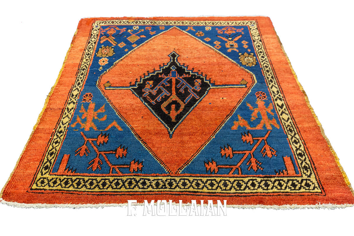 Tapis Bakhshaish Champ Bleu Ciel n°:793010